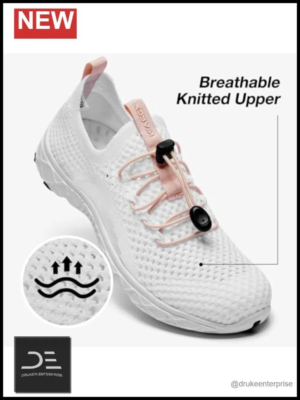 Slip On Water Shoes Mesh Athletic Quick-Dry for Beach Swimming Travel